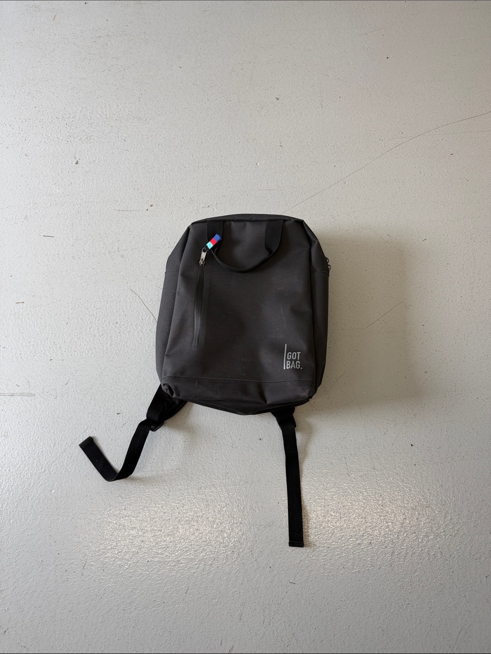 GOT BAG. Compact Black Everyday Backpack